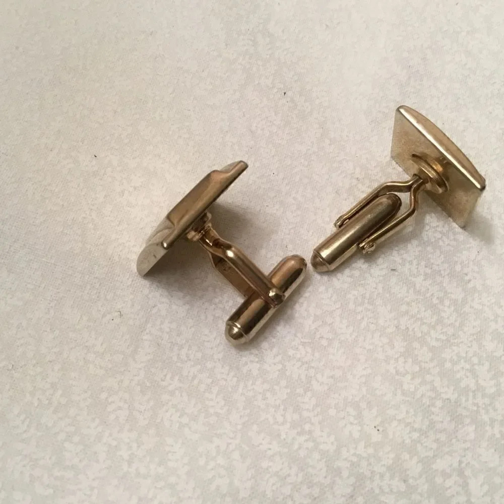 Set of Men’s Goldtone Cufflinks